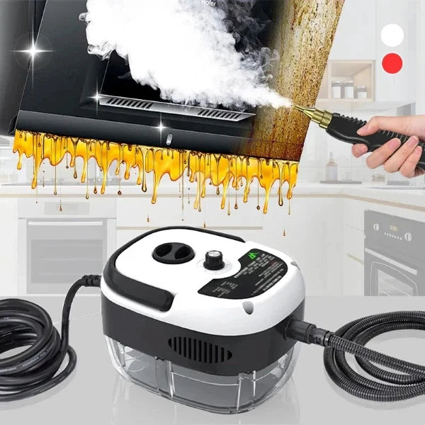Aparat de curățat cu abur sub presiune, 4 accesorii incluse, 2500W putere