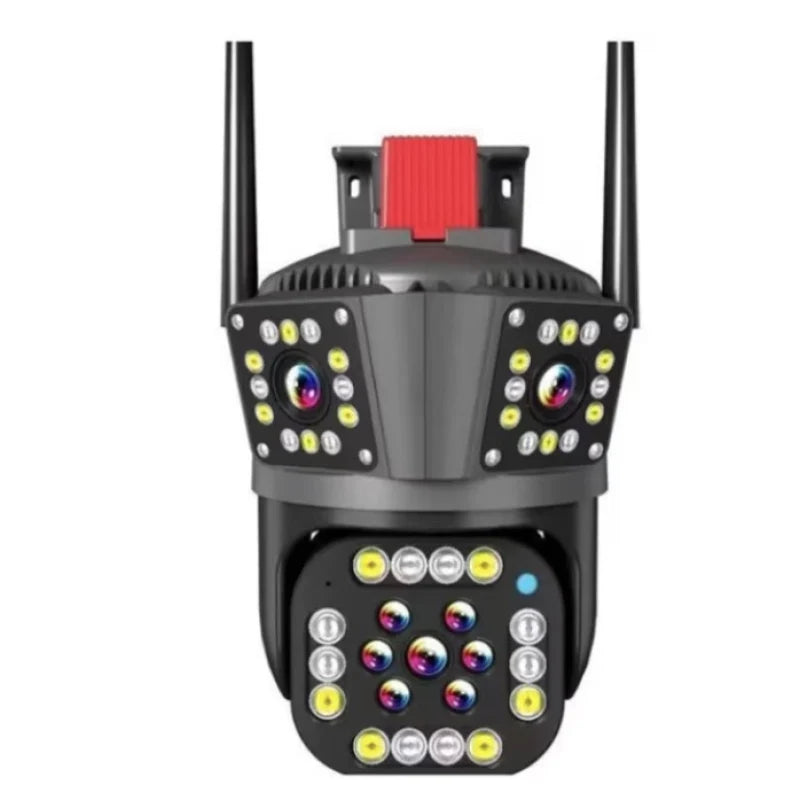 Camera de Supraveghere Inteligenta 4G pentru exterior cu doua lentile detectare a miscarii vedere pe timp de noapte 12MP