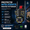 Camera de Supraveghere Inteligenta 4G Exterior, Doua Lentile, 12MP, Vedere Nocturna si Detectare Miscare