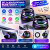 Set 2 x Boxa portabila Bluetooth G200, 5W, prindere MagSafe & inel magnetic, suport telefon 2 in 1