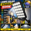 Lampa solara stradala LEIHMANN, putere 1600W cu senzor de miscare , telecomanda inclusa + Suport cadou