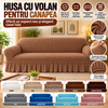 Husa cu volan canapea 3 locuri – material creponat