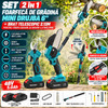 Set Foarfeca De Gradina + Mini Drujba 6 Inch, 2 Acumulatori 48V, Brat Telescopic 2.13m, Unghi Reglabil