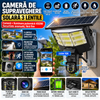 Camera de supraveghere tripla exterior V380 cu alimentare solara, baterie 16000 mAh, proiector 450w, zoom 10x, detectare si urmarire umana, audio bidirectional, securitate avansata fara firi