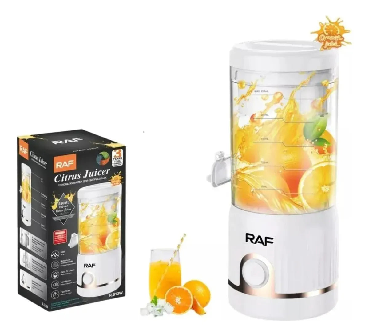 Mini Storcător de Citrice Portabil USB RAF R-613W