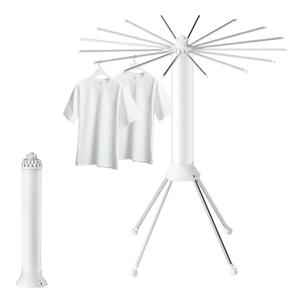 Uscator de Rufe Tip Caracatita, cu Roti si Brate Metalice, Compact si Reglabil