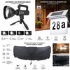 PACHET Lanterna LED, reincarcabila, functie Powerbank, 4 moduri iluminare + Numar de casa cu iluminare LED si alimentare solara + Parasolar pliabil tip umbrela pentru parbrizul masinii
