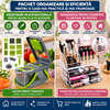 PACHET Razatoare multifunctionala pentru legume, cu 22 de accesorii + Organizator pentru cosmetice, cu sertare, incapator