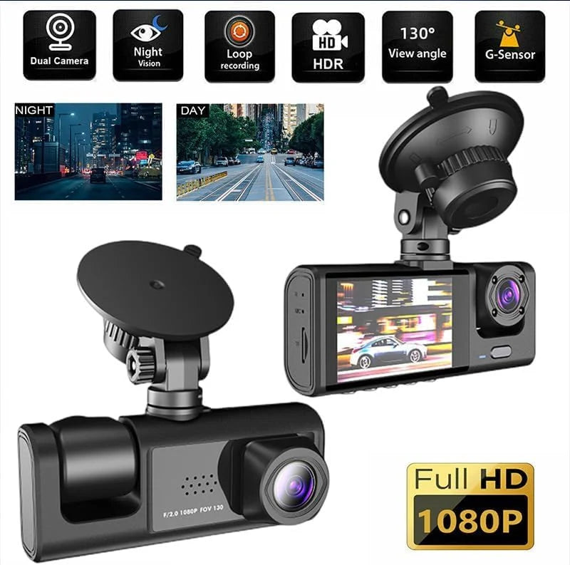 PACHET Camera video marsarier cu infrarosu cu suport numar auto inclus + Cameră Auto de Bord – Înregistrare 4K Ultra HD, Viziune Nocturnă și Monitorizare 24/7