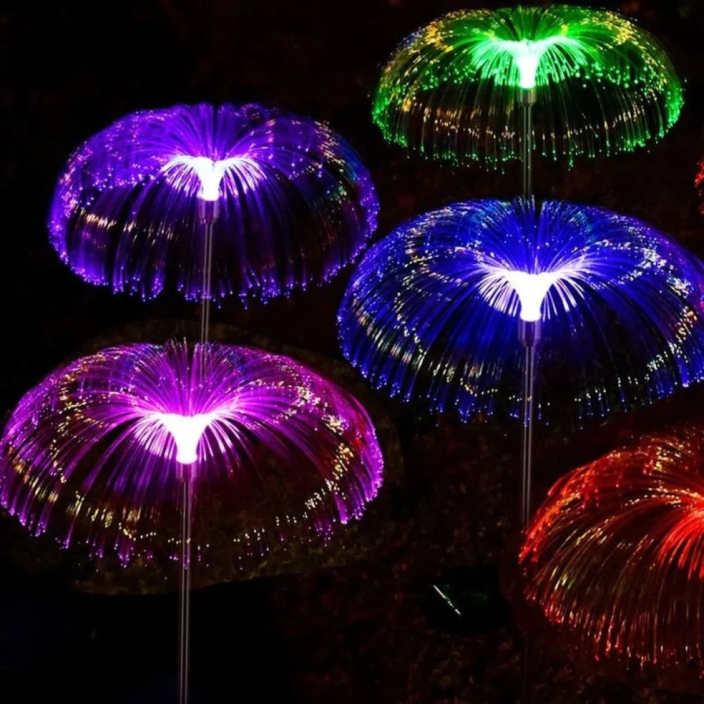 PACHET Fantana solara arteziana plutitoare + Set 2 x Lampa solara tip Palmier RGB