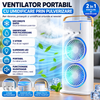 Ventilator portabil de birou cu umidificare prin pulverizare