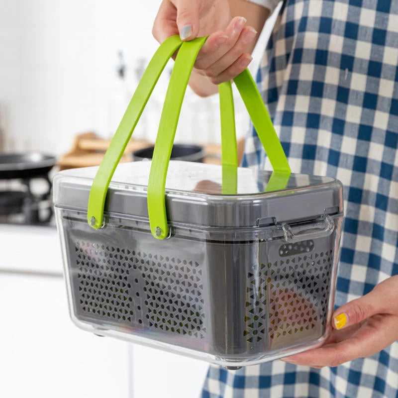 PACHET Razatoare multifunctionala pentru legume, cu 22 de accesorii + Organizator pentru cosmetice, cu sertare, incapator