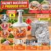 Pachet Bucătărie - Tocător Manual 2L + Set 30 Capace Termoizolante Reutilizabile