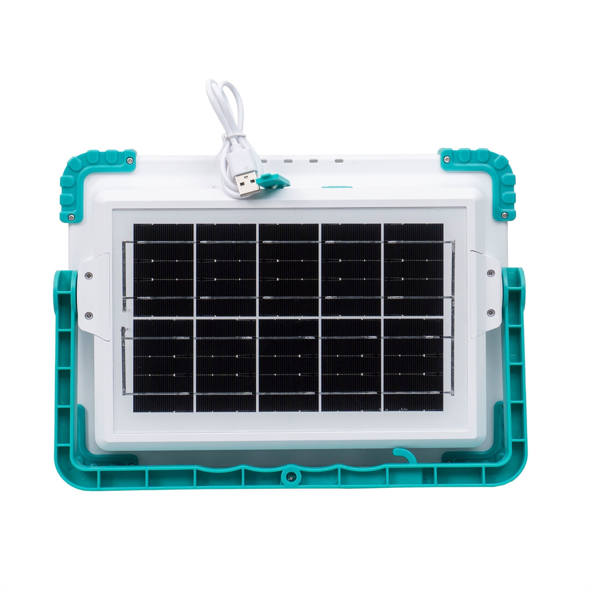 Proiector LED cu incarcare solara si USB, panou incorporabil, diferite variante de putere