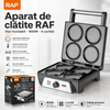 Aparat de clatite RAF, otel inoxidabil, 1600W, 320x300x180mm