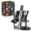 Blender Profesional 5 in 1 RAF - 500W, 4 Lame, Tocator, Mixer, Blender, Pasator, Suport Inclus, R.3004