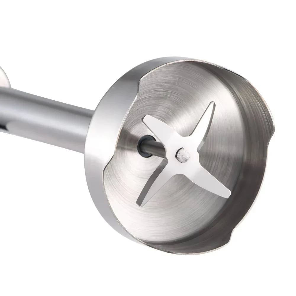 Blender RAF R3007, 4 in 1, 1600W, cu recipient de 500ml, vas de 600ml, tel si lame din otel, 2 viteze, argintiu-negru