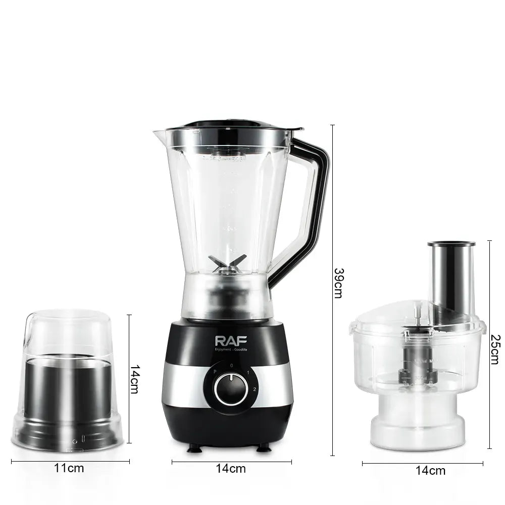 Set Blender 6 în 1 – 450W, Tocator, Mixer, Tel, Stick Blender, Maruntitor, Vas 500ml