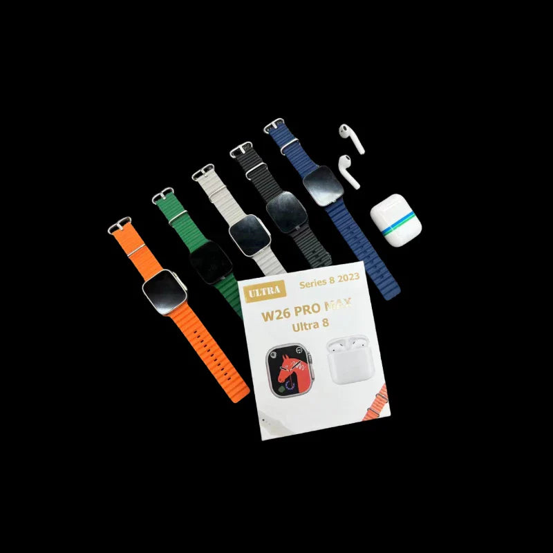 Ceas inteligent W26 Ultra Max cu căști