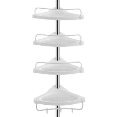 Pachet Promotional: Etajera Colt pentru Baie + Suport triunghi multifunctional pentru haine si umerase