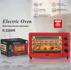 Cuptor electric, RAF R5306R, 1200W, capacitate 24L, 42x25x28cm, rosu