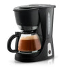 Filtru de cafea, Hoffmans HM-3009, electric, 1200W, 1500 ml, Plastic si Sticla, 30x22x16cm, Negru