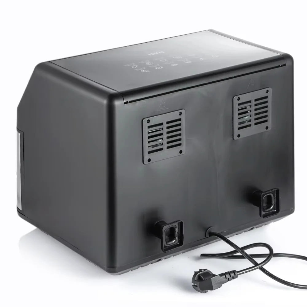 Friteuză cu Aer Digitală RAF R.5382, 10L (5L+5L), Dublu Coș, Control Tactil
