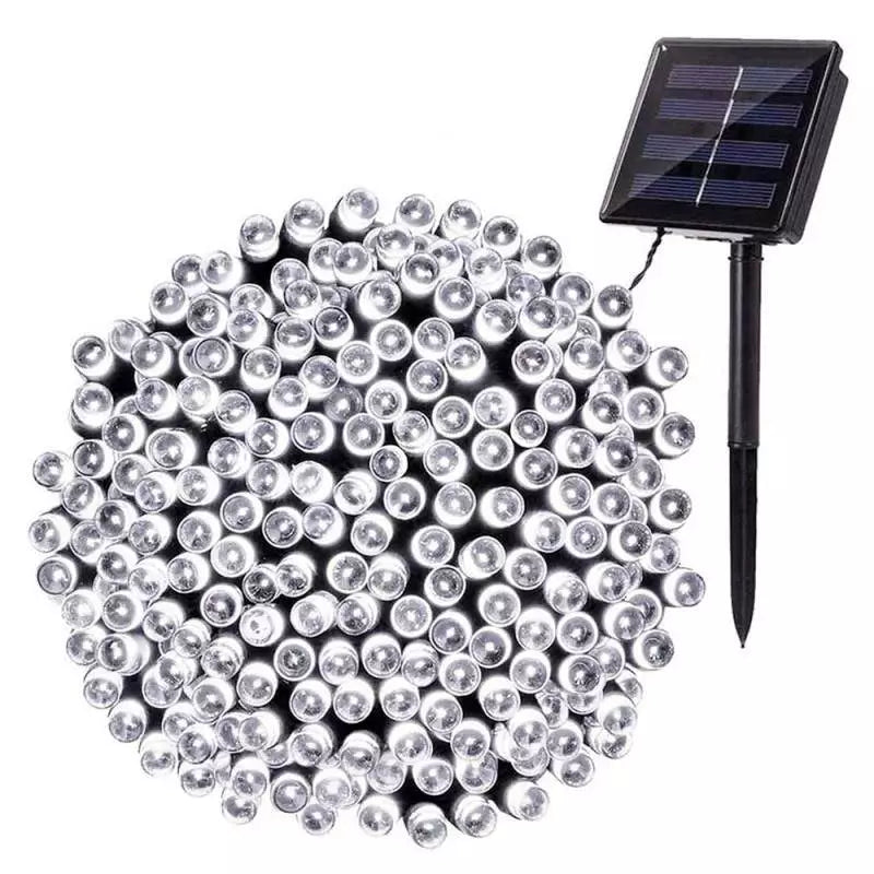 Set 3 x Instalatie solara 100 LED - diferite culori