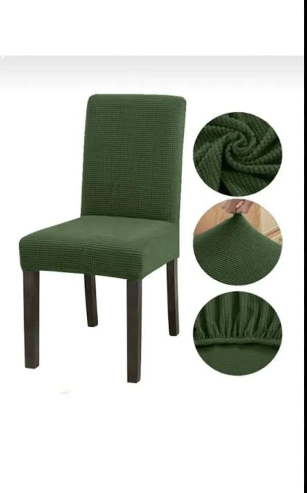Set 6 huse elastice pentru scaun din lycra