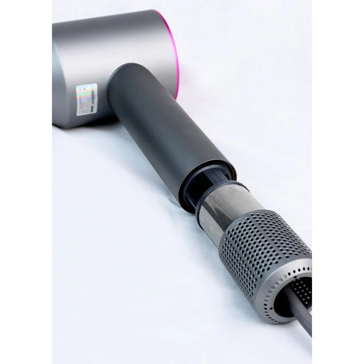 Uscator de par, Multifunctional, 3 Trepte putere, Gri/Roz