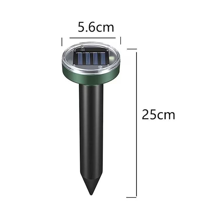 Set 4 aparate solare anti rozatoare cu ultrasunete pentru gradina si curte