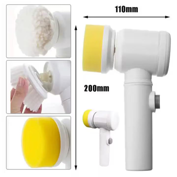 1+1 CADOU Perie Electrica Magic Brush, Pentru Curatare Casnica Universala