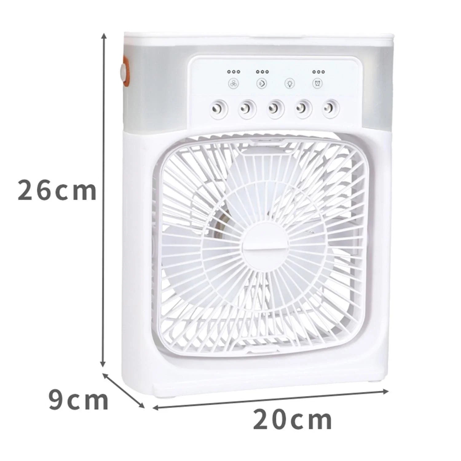 Ventilator portabil pentru racire de aer 3 viteze 10W cu spray