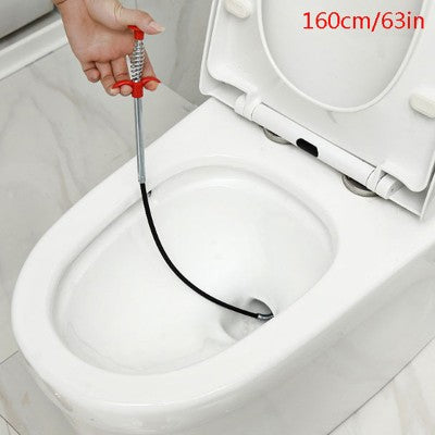 Sarpe pentru desfundat tevi de scurgere, metalic, tub flexibil, 1,6 m