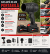 Suflanta de aer portabila fara fir, putere mare, acumulator inclus, pentru praf, frunze, apa si zapada