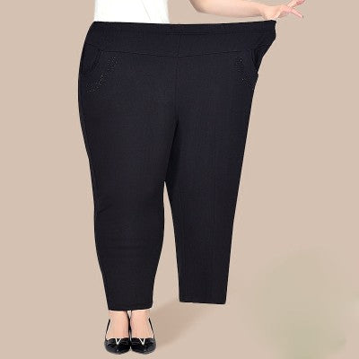 Set 2 x Pantaloni imblaniti, cu buzunare laterale si dorsale- marimi mari