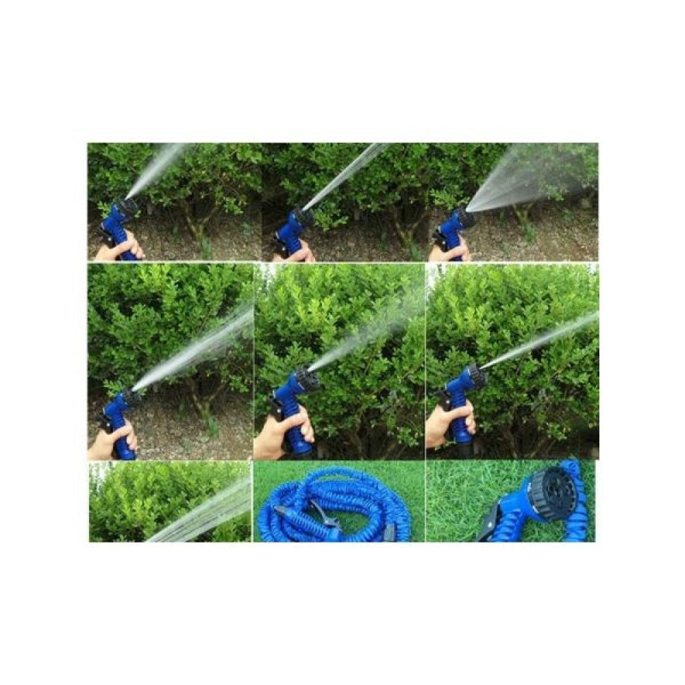 PACHET Furtun de gradina elastic, 45m extensibil + Lampa UV anti insecte + Lampa Solara 100 Led cu Senzor de miscare