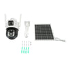 Set 2 x Camera smart IP cu lentila duala, cartela sim 4G, Camera IR fara fir, Alarma miscare, microfon + 2 x Card 32GB CADOU