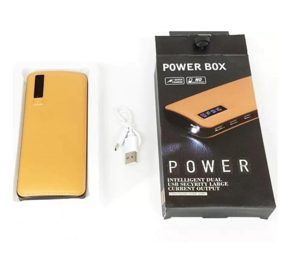 Baterie externa 30000 mah cu display LCD, Led si 3 iesiri USB