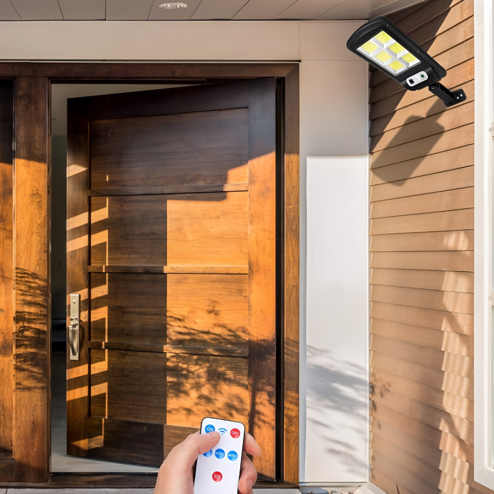 PACHET Termos smart cu afisaj LCD, 0,5 litri + Lampa solara LED cu senzor de miscare + Blender portabil HM 03, acumulator