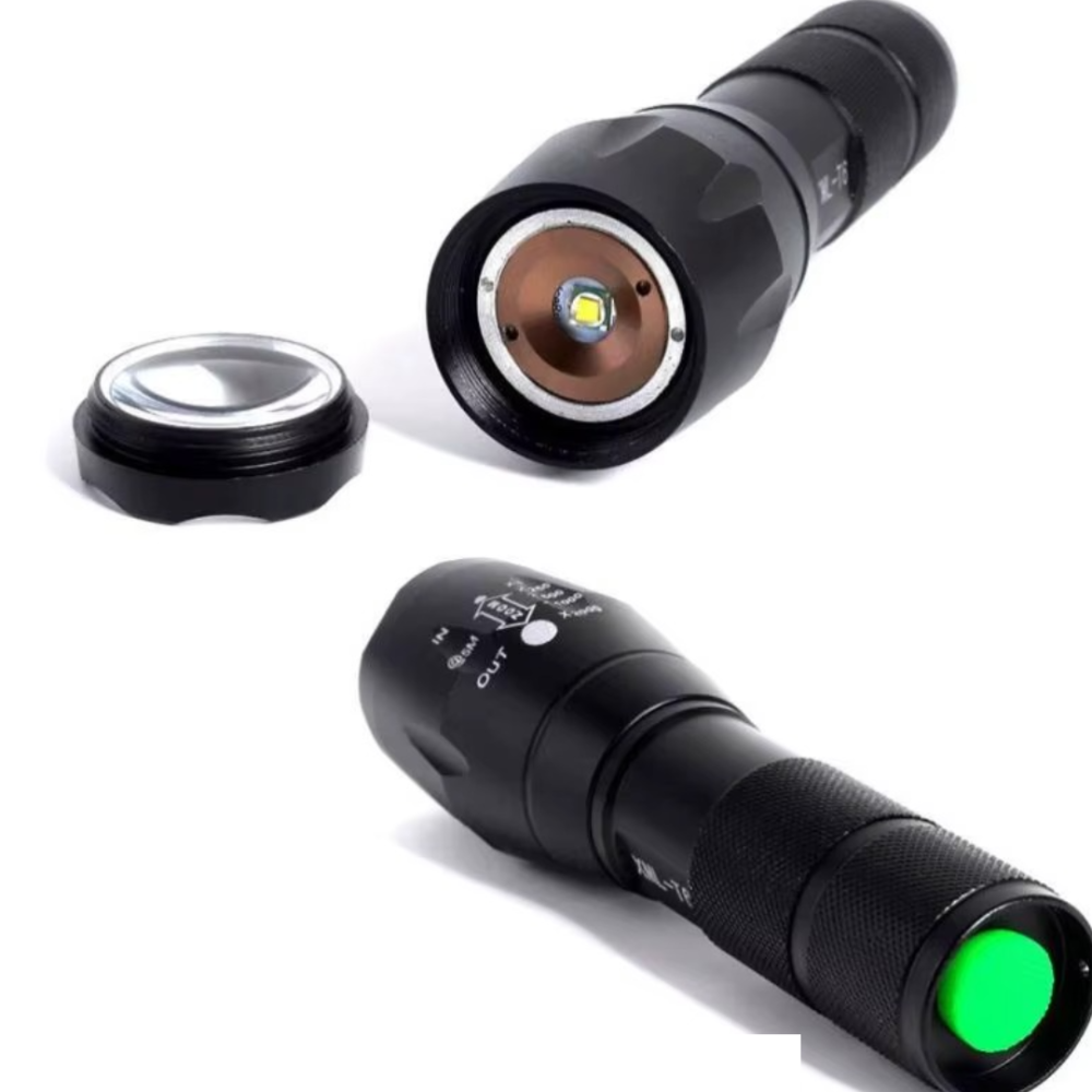 PACHET Numar de casa cu iluminare LED si alimentare solara + Parasolar pliabil tip umbrela pentru parbrizul masinii + Lanterna tactica cu Zoom, rezistenta la apa