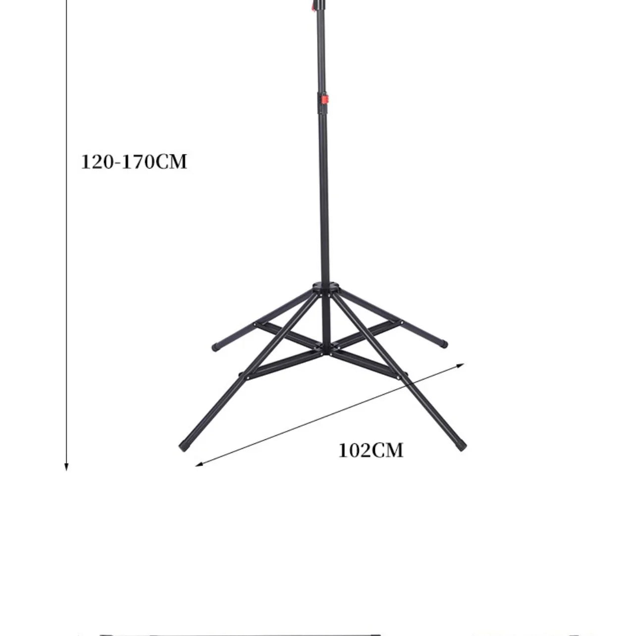 Uscator de rufe pliabil tip trepied, cu 6 brate rotative, 150 cm